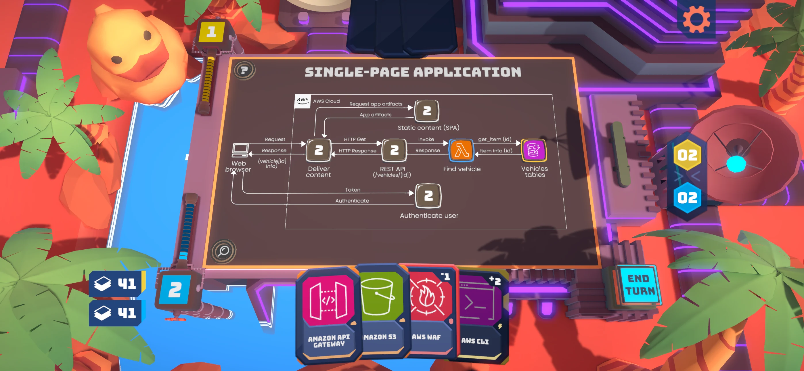 AWS Card Clash screenshot