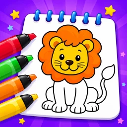 Kids Coloring Book Color Learn simgesi